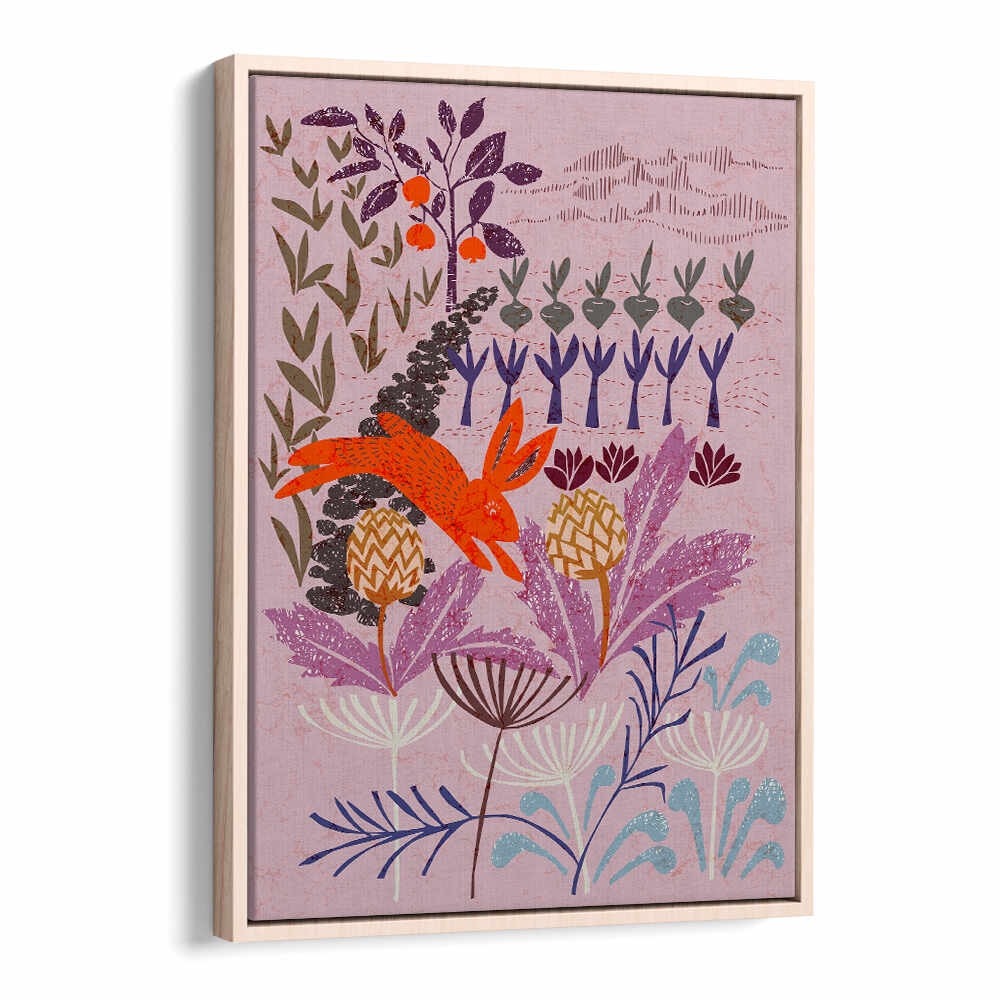 Colorful ARTICHOKE THIEF, FLORAL FLOWER PAINTINGS featuring abstract blooms, perfect for brightening your space.