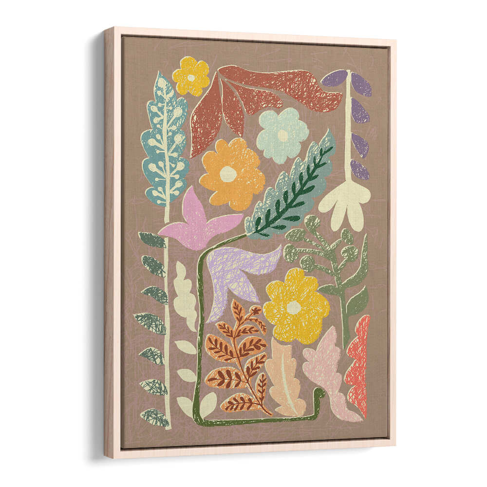 Vibrant Earthy Tones, Floral Flower Paintings bring life and color to any room's decor. Perfect for a cozy oasis.