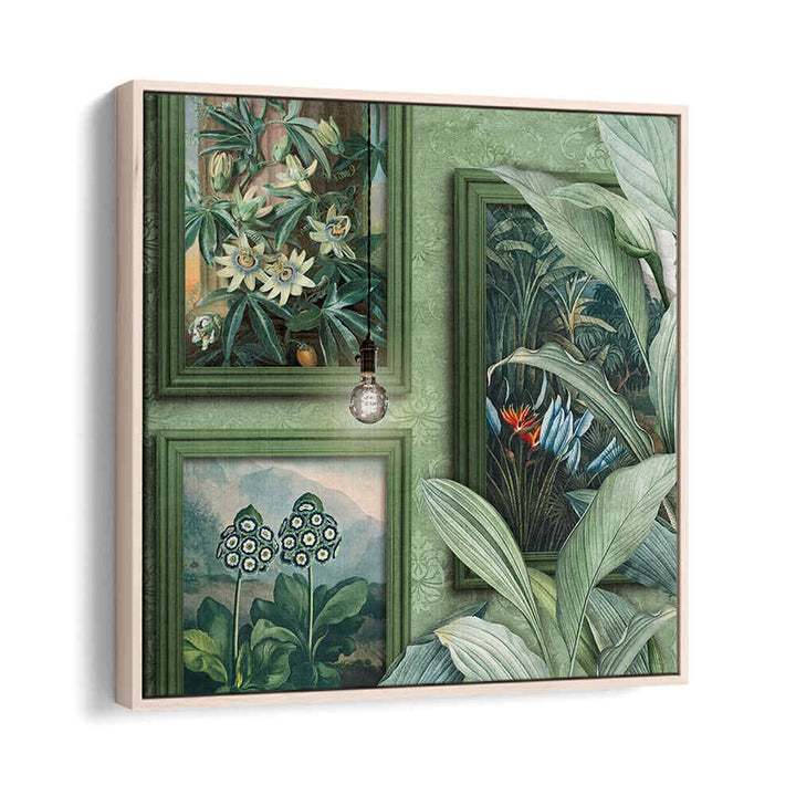 BOTANICAL WOODS , FLORAL FLOWER PAINTINGS