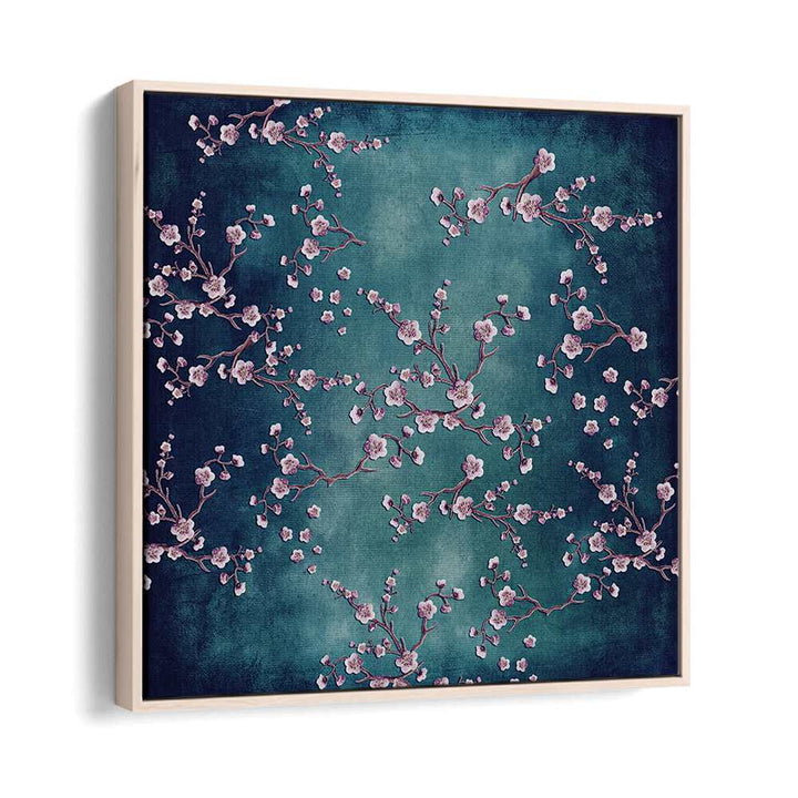 Stunning CHERRY BLOSSOM DREAM, FLORAL FLOWER PAINTINGS featuring abstract floral brushstrokes for a captivating decor.