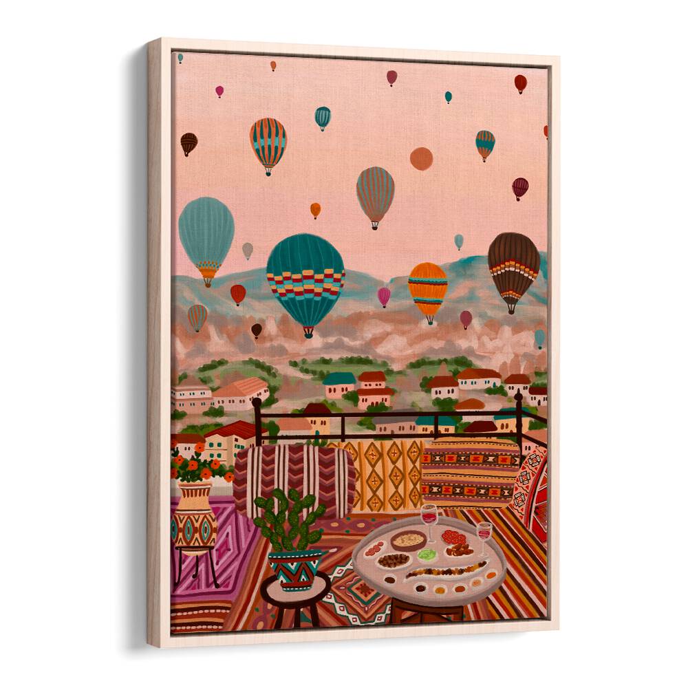 DREAMY BALLOON VISTA , TRAVEL POSTERS