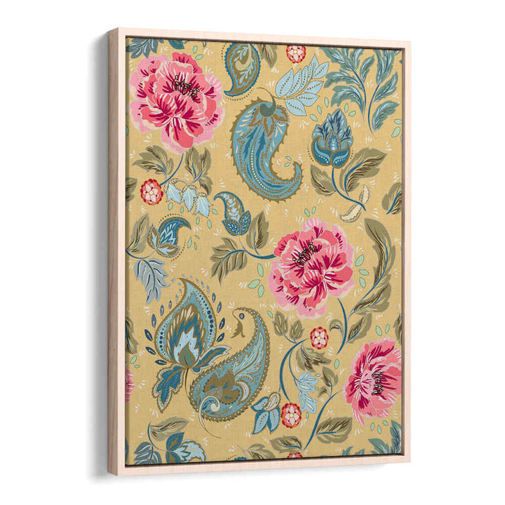Decorate your home with PAISLEY I, PATTERN ART PRINTS featuring intricate floral designs and vibrant colors.