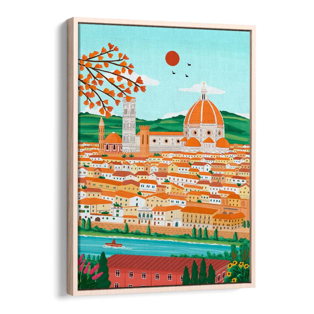 FLORENCE CITYSCAPE , TRAVEL POSTERS