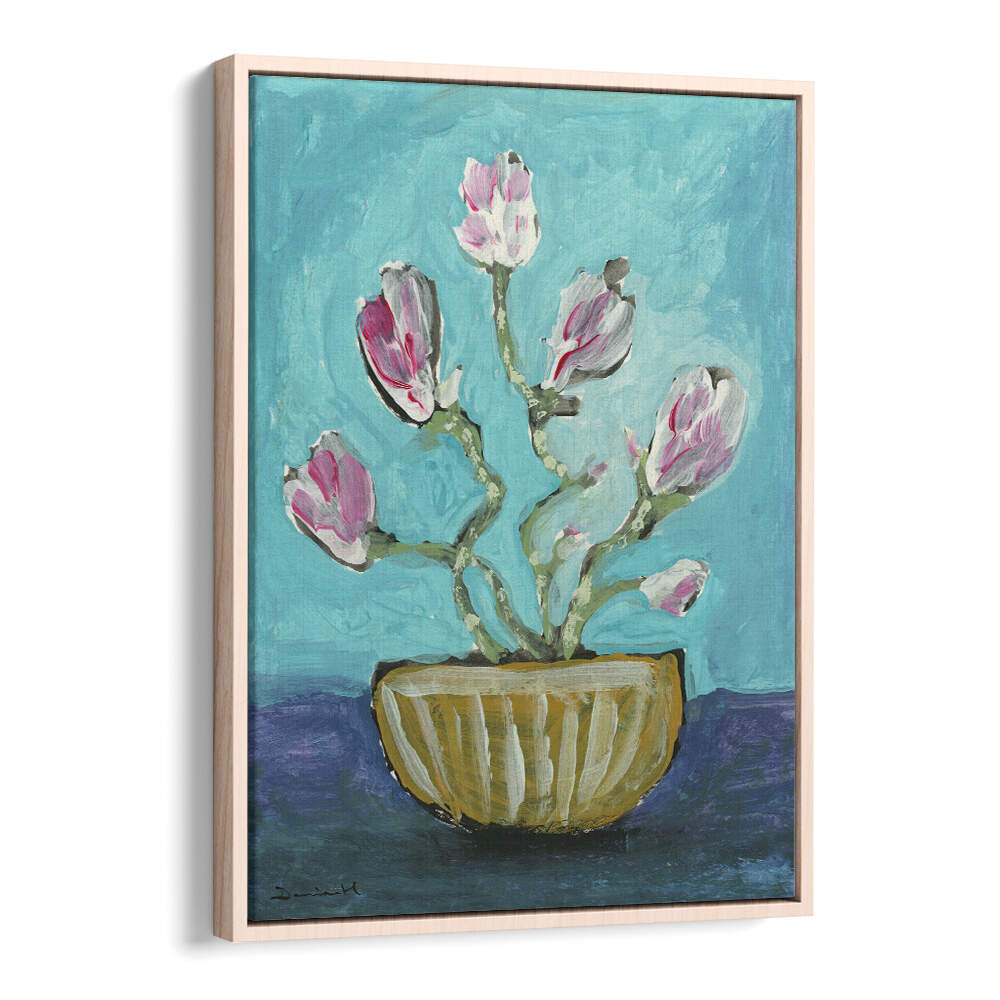 MAGNOLIA VASE , FLORAL FLOWER PAINTINGS