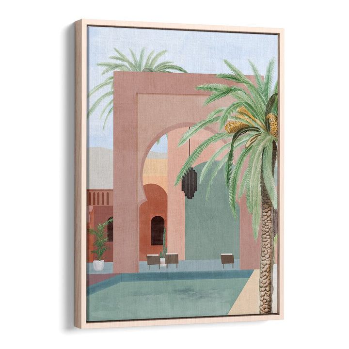 Vibrant MOROCCAN POOL, BOHO ART PAINTINGS bring rich colors and cultural charm to your living space.