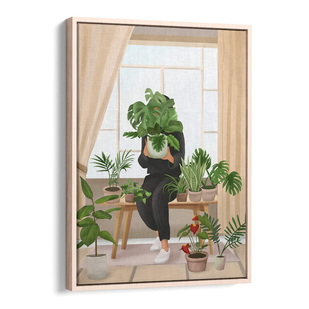 MY LITTLE GARDEN II , BOHO ART PAINTINGS