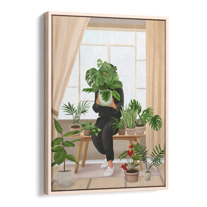 MY LITTLE GARDEN II , BOHO ART PAINTINGS