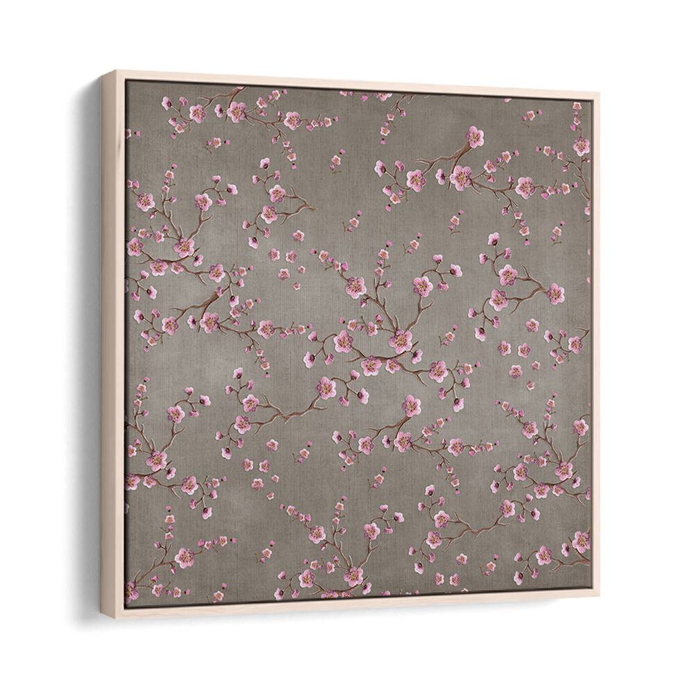 Delicate SAKURA BEIGE, FLORAL FLOWER PAINTINGS enhance your space with nature's beauty and elegant floral designs.
