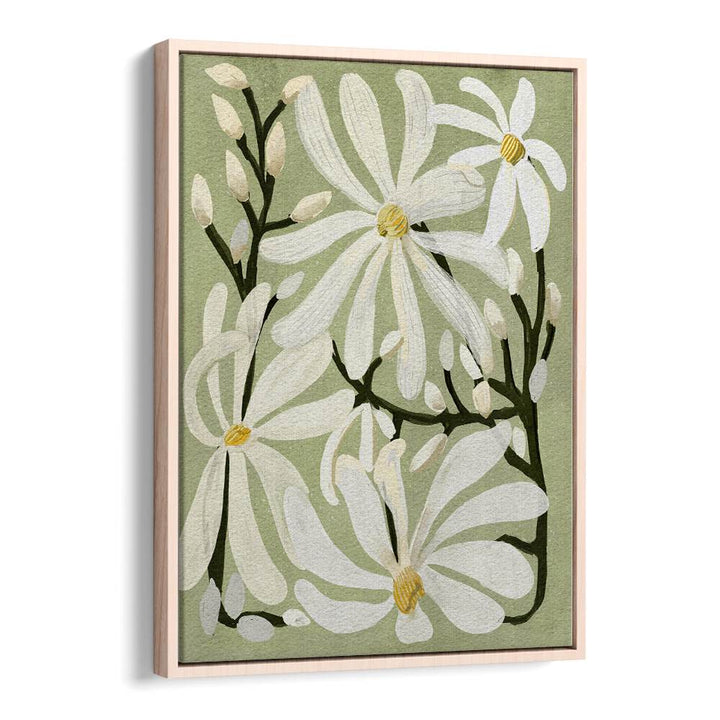 Elegant STAR MAGNOLI, FLORAL FLOWER PAINTINGS showcasing beautiful magnolia flowers, perfect for home decor.