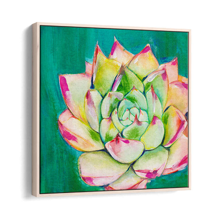 SUCCULENT I LARGE , FLORAL FLOWER PAINTINGS