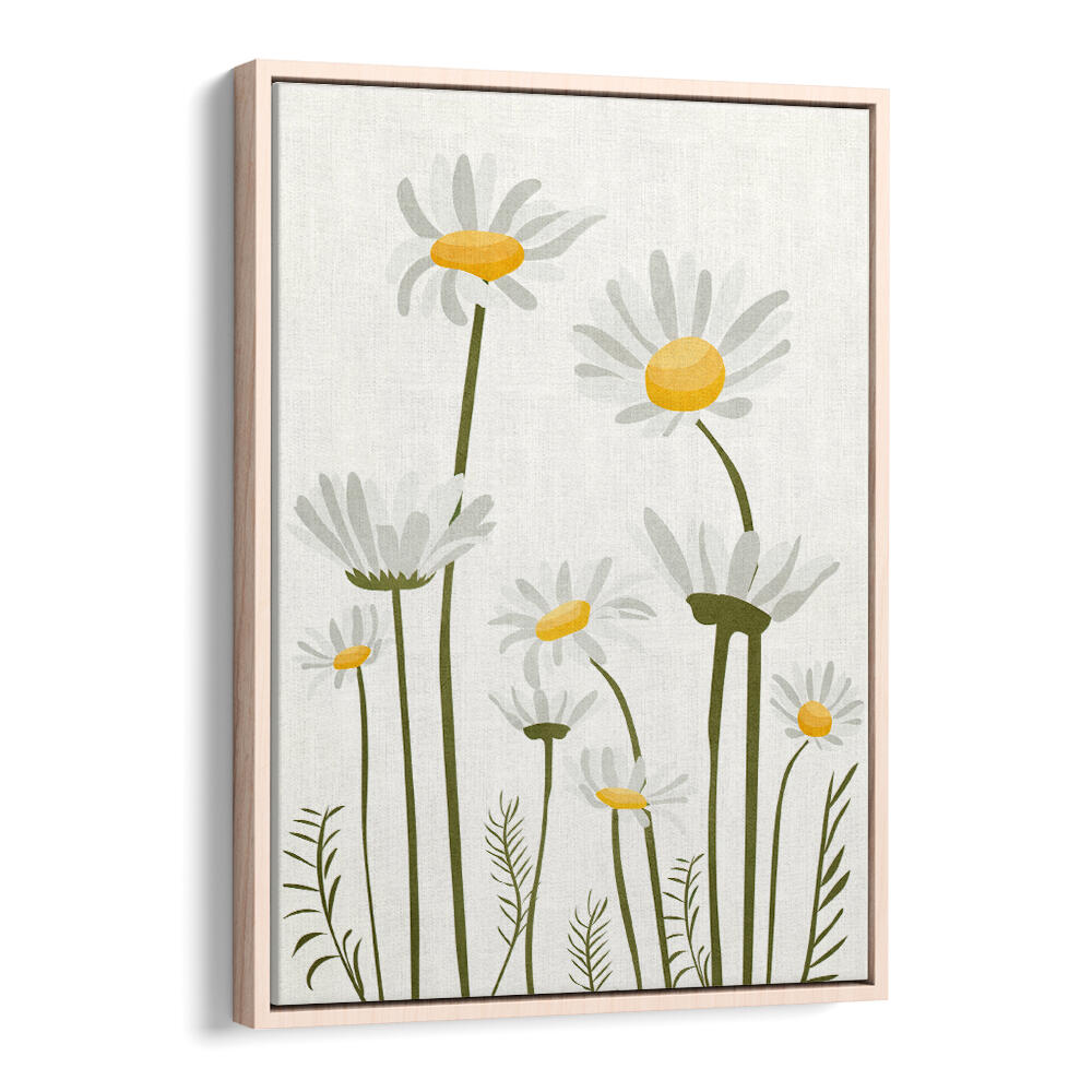 SUMMER FLOWERS I , FLORAL FLOWER PAINTINGS