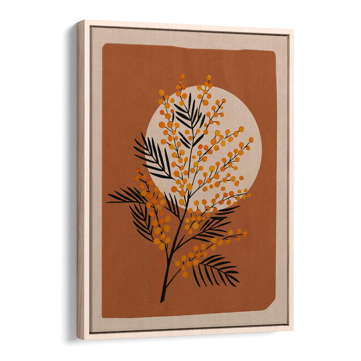 THE MIMOSA I , FLORAL FLOWER PAINTINGS