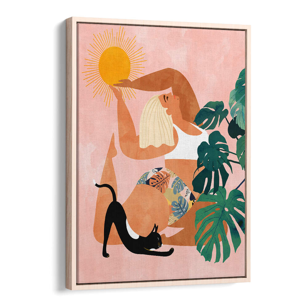 TROPICAL YOG , BOHO ART PAINTINGS