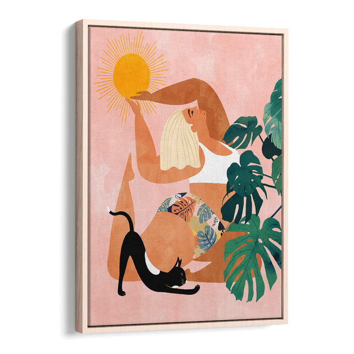 TROPICAL YOG , BOHO ART PAINTINGS