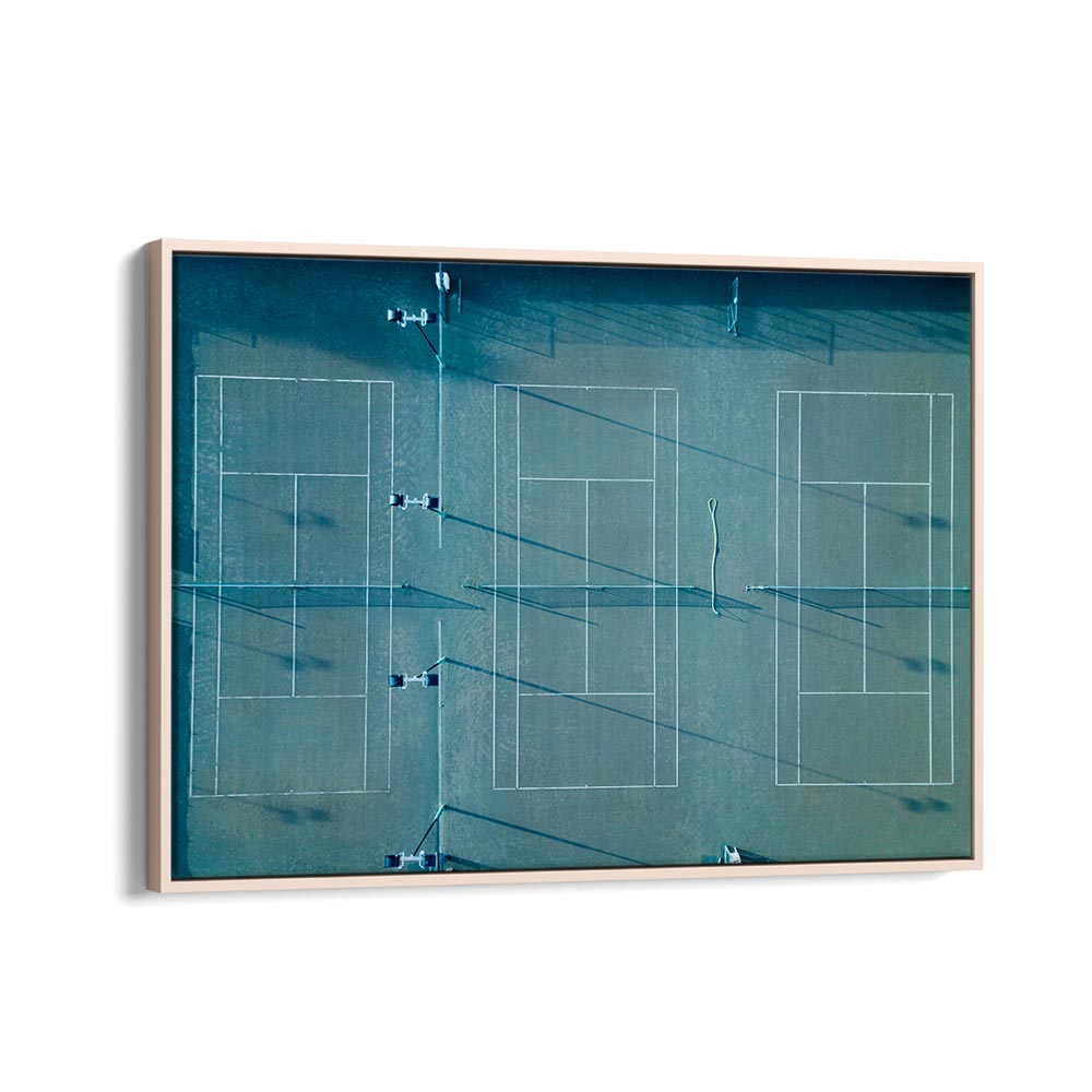 TENNIS COURT GEEN I , PHOTOGRAPHY PRINTS