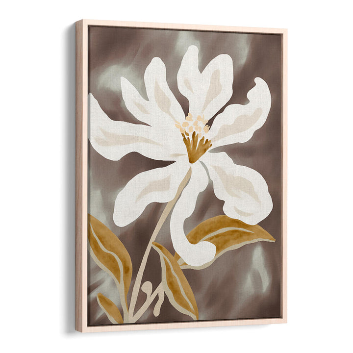 WHITE FLOWER PETALS , FLORAL FLOWER PAINTINGS