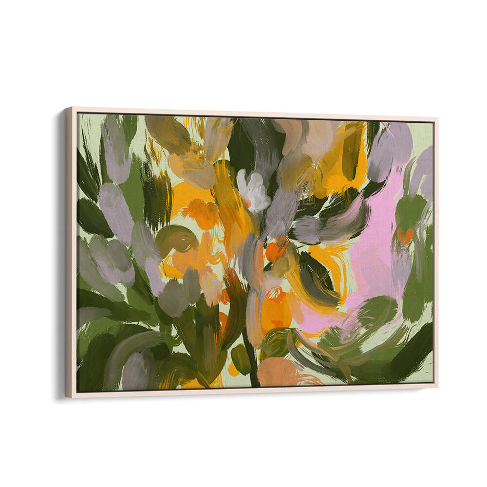 FLORAL WHIRLWIND , FLORAL FLOWER PAINTINGS