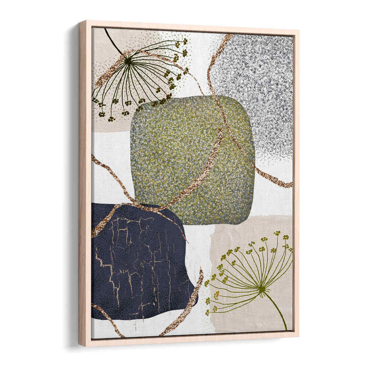 GREEN GREY II , BOHO ART PAINTINGS