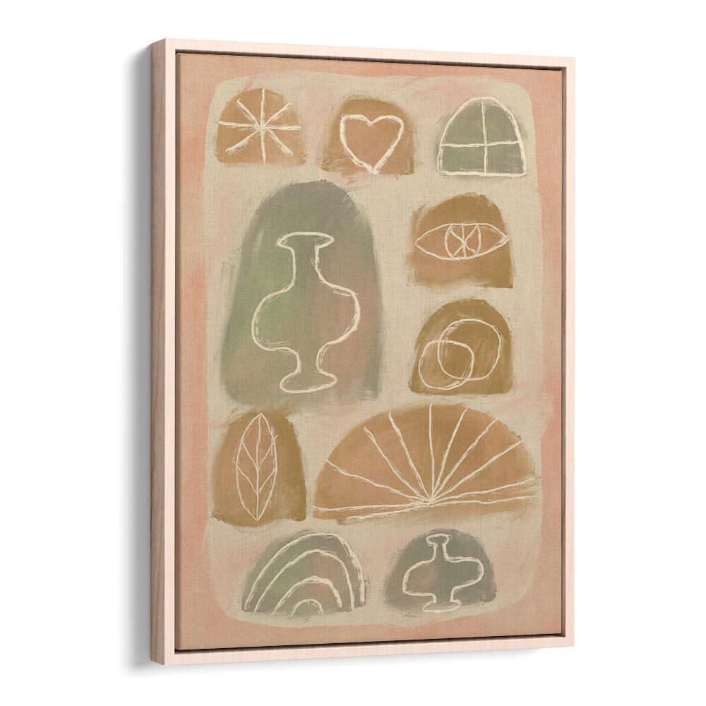 VASE LOVE , BOHO ART PAINTINGS