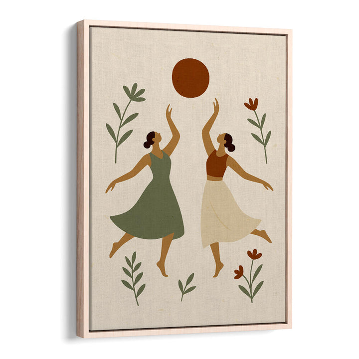 SUNLIT DANCE , BOHO ART PAINTINGS