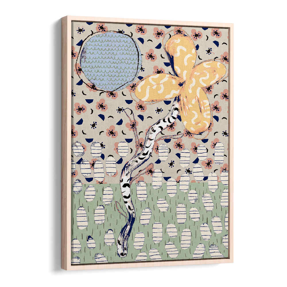 PATTERN PLAY XII , FLORAL FLOWER PAINTINGS