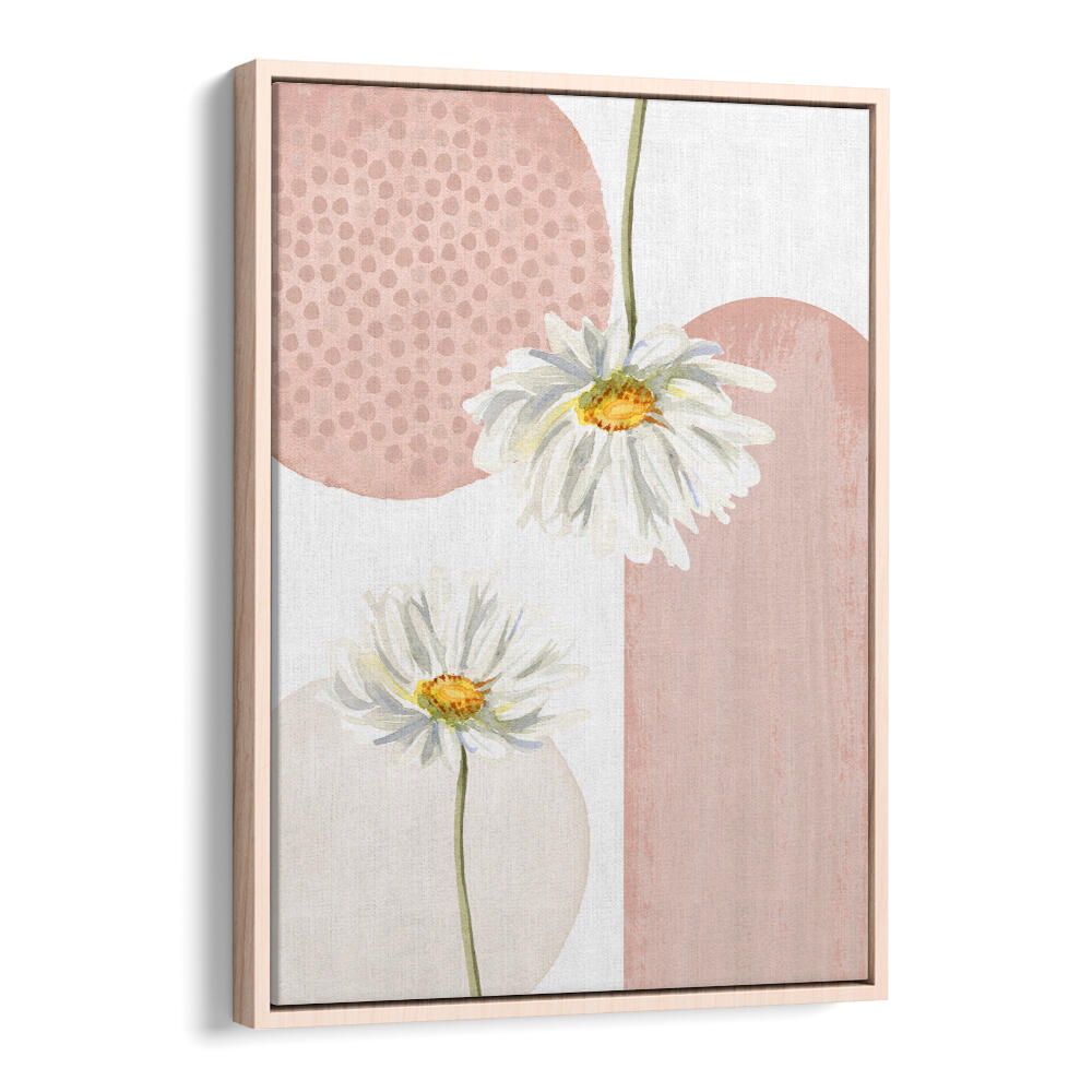 DAISY PINKS III , BOHO ART PAINTINGS