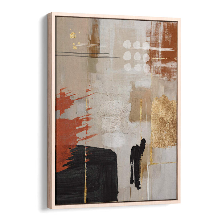 TERRACOTTA CHAOS I , BOHO ART PAINTINGS