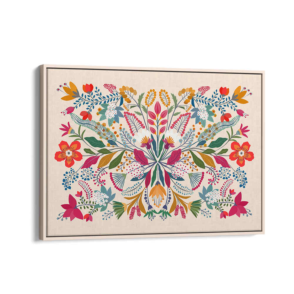 FRIDA'S GARDEN , FLORAL FLOWER PAINTINGS