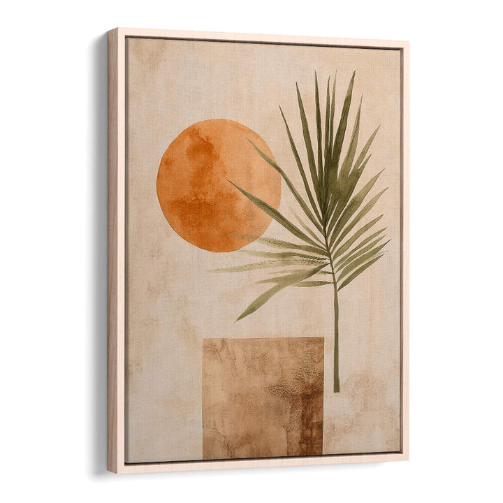 SUNSET PALM SILHOUETTE , BOHO ART PAINTINGS