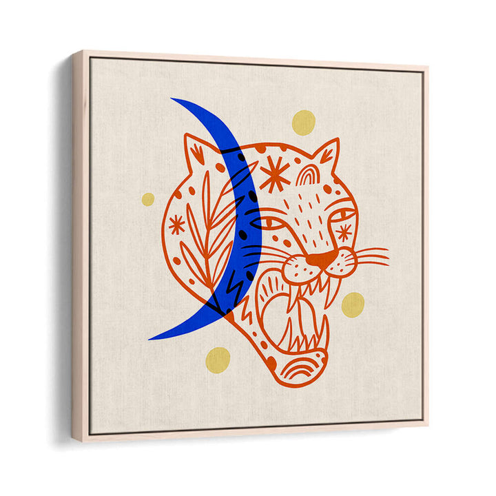 BOHO TIGER II , BOHO ART PAINTINGS