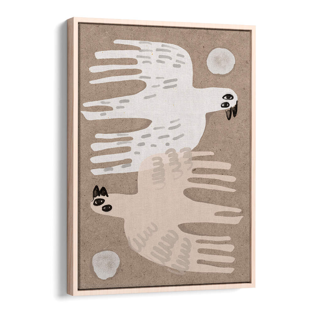 DUAL FLIGHT HARMONY , BOHO ART PAINTINGS