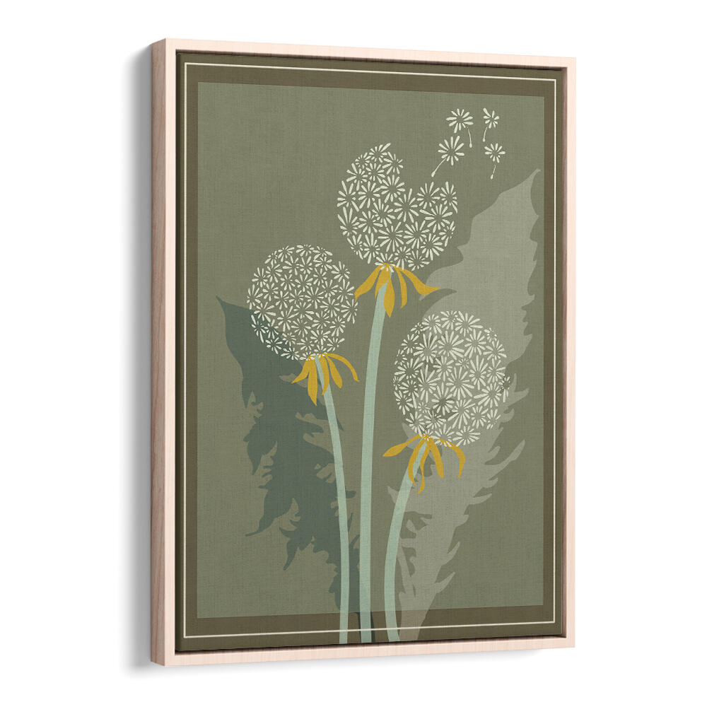 DANDELION II, FLORAL FLOWER PAINTINGS showcase vibrant blossoms, adding nature's beauty to your home decor.