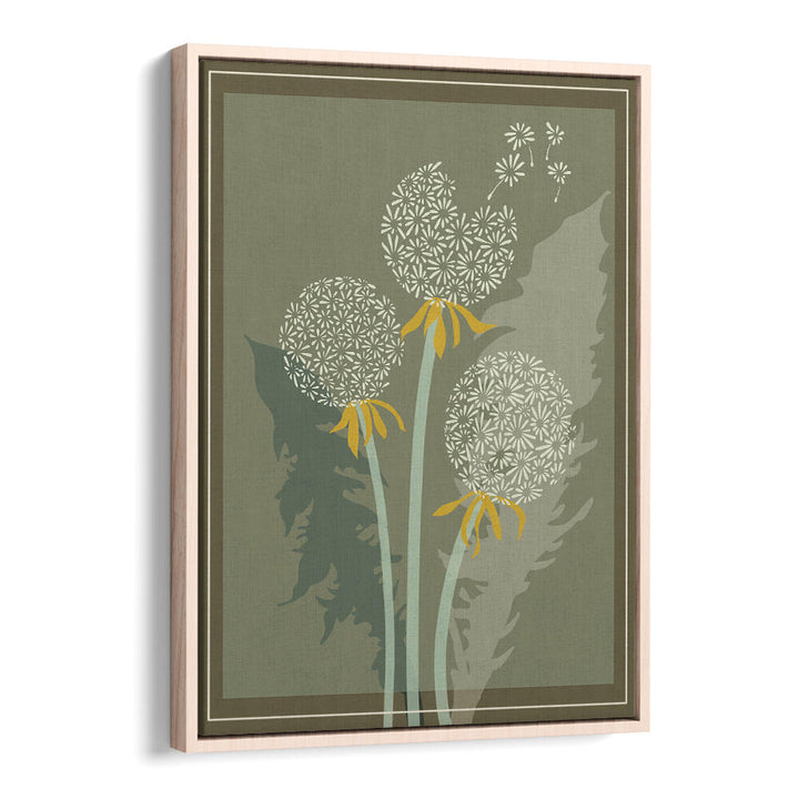 DANDELION II, FLORAL FLOWER PAINTINGS showcase vibrant blossoms, adding nature's beauty to your home decor.