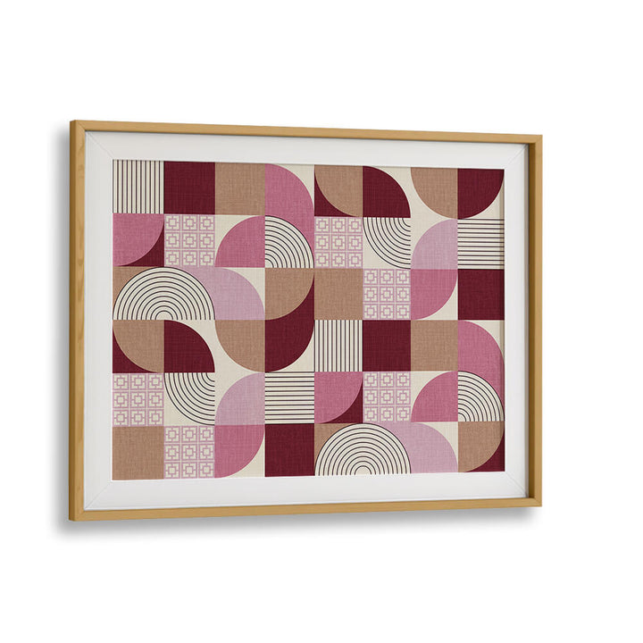 DESERT SHAPES MAUVE , GEOMETRIC ART PRINTS