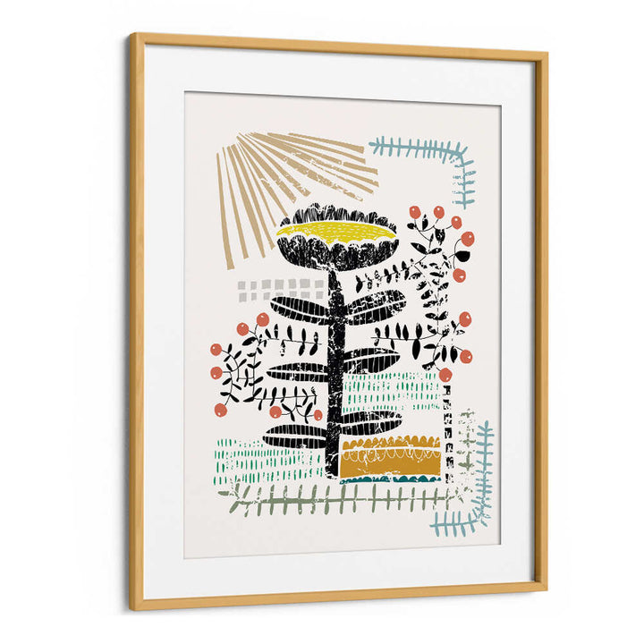 Bold floral brushstrokes adorn this BLOCK PRINT BOLD FLOWER, FLORAL FLOWER PAINTINGS, perfect for vibrant decor.