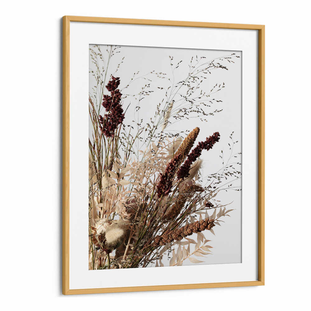 Elevate your decor with DRIED I, FLORAL FLOWER PAINTINGS featuring stunning dried florals in a stylish frame.