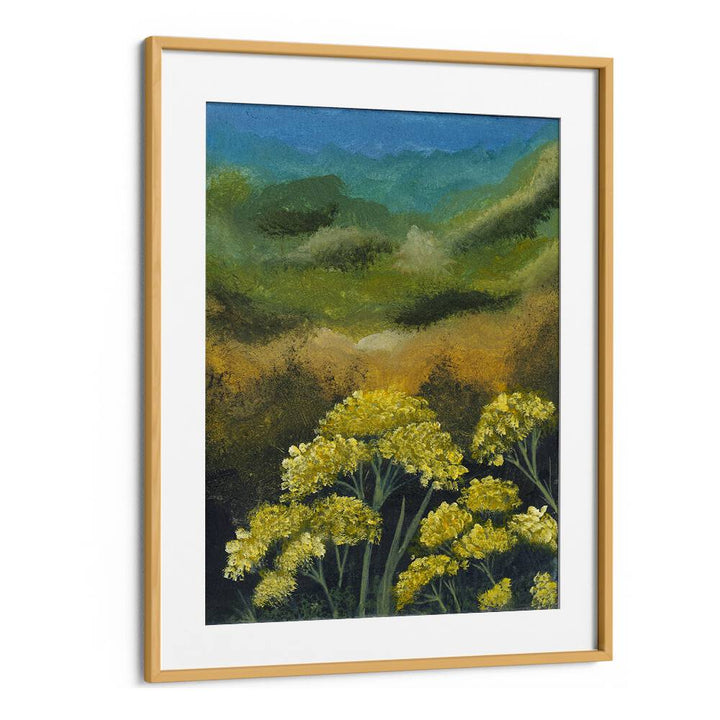 Vibrant FRENCH YELLOW FLOWERS in a floral painting, perfect for adding elegance to your space. Ideal floral flower paintings.