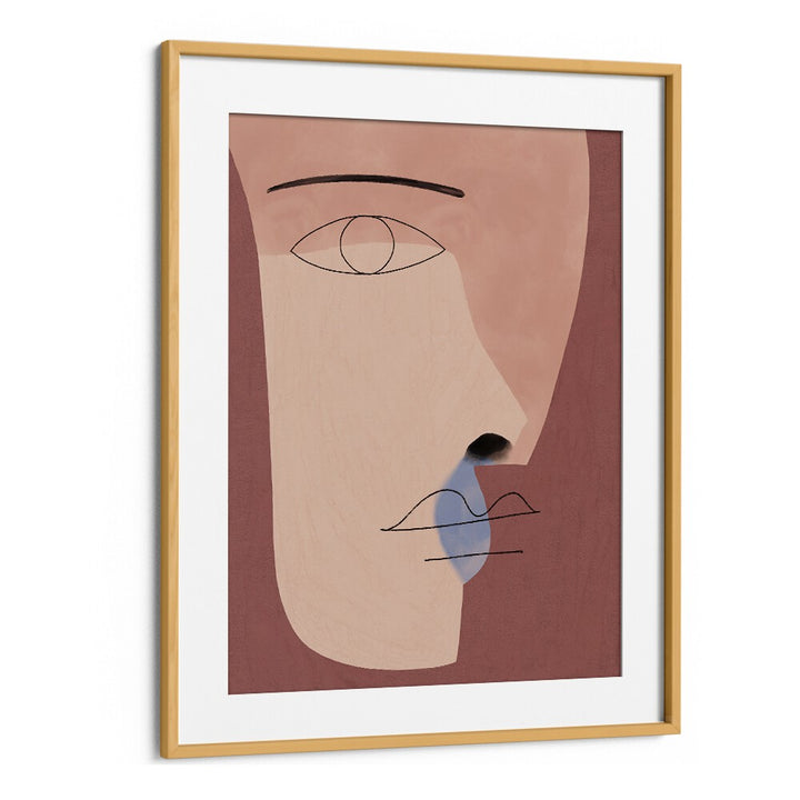 Stylish FACE ME, BOHO ART PAINTINGS featuring abstract face design, perfect for enhancing your decor.