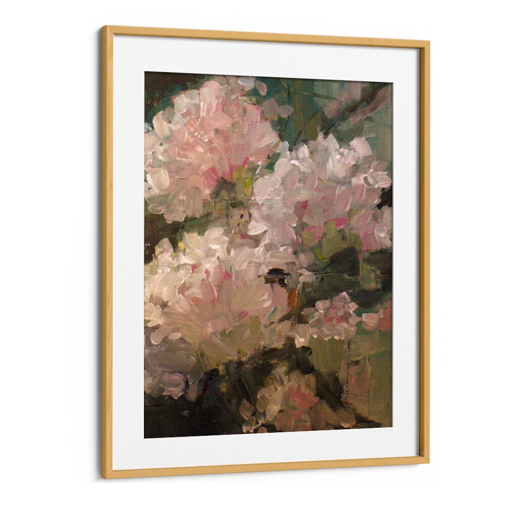 Stunning HORTENSIA ROSA, FLORAL FLOWER PAINTINGS with soft pink hues, perfect for enhancing your home decor.
