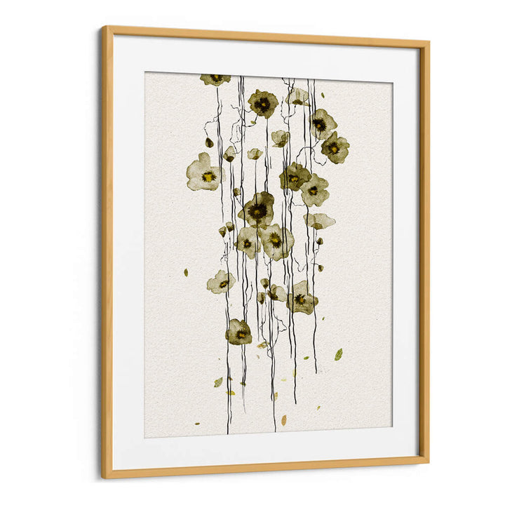 HORIZONTAL GREENERY , FLORAL FLOWER PAINTINGS