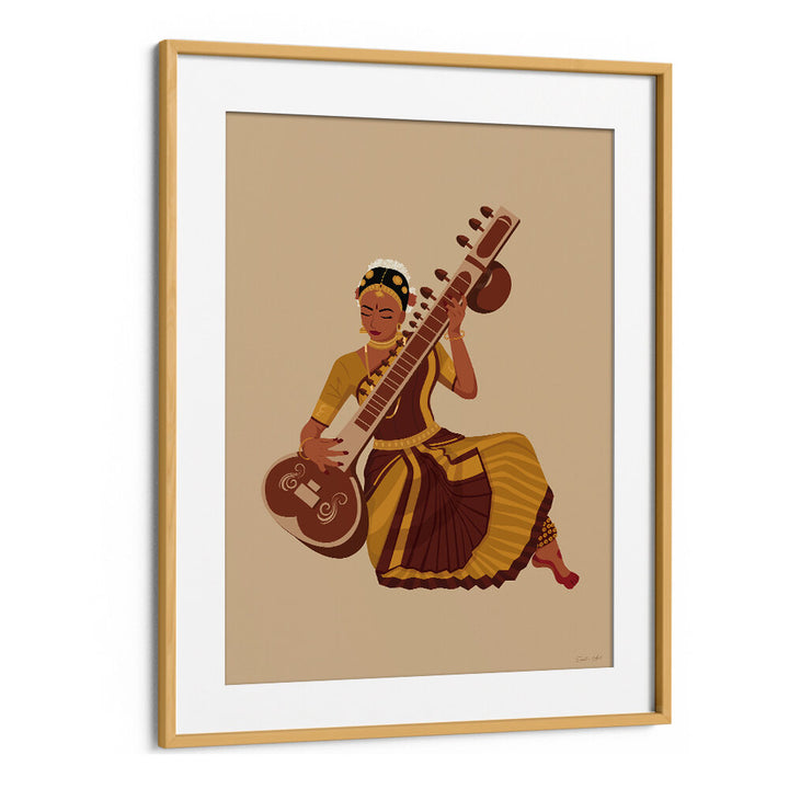 MELODY OF STRINGS , INDIAN ART PAINTINGS