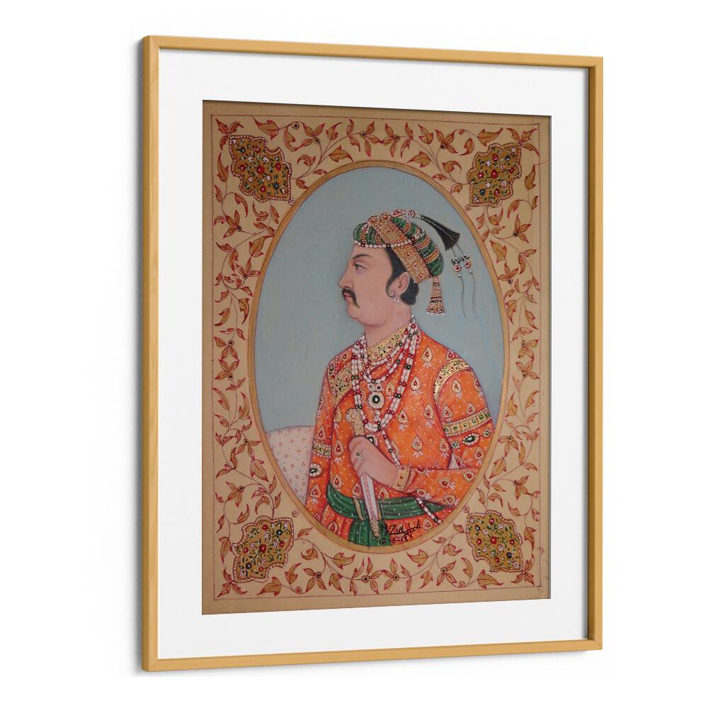 Stunning MUGHAL KING JHANNGHIR, INDIAN ART PAINTINGS, perfect for enhancing your decor with rich Mughal heritage.