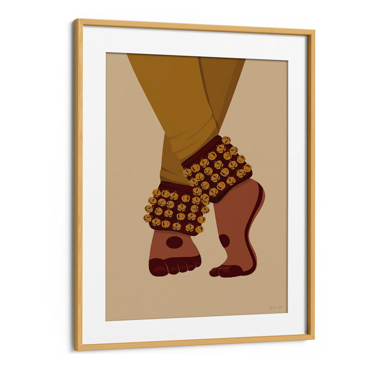 RHYTHM OF STEPS , INDIAN ART PAINTINGS