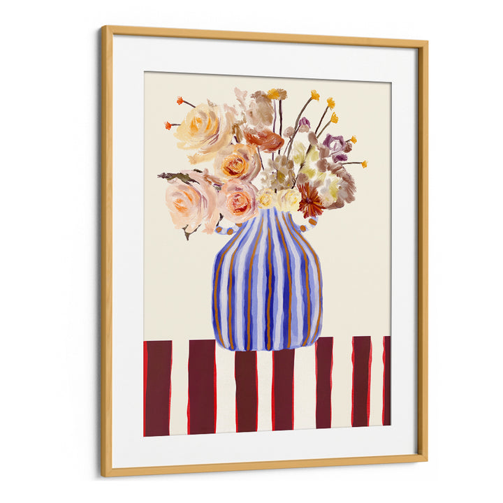 Vibrant STILL LIFE WITH FLOWERS I, FLORAL FLOWER PAINTINGS, adds timeless elegance to any space with its colorful charm.