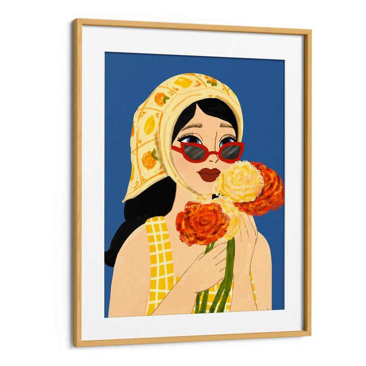 SUMMER GIRL , PORTRAITS & FIGURATIVE ILLUSTRATIONS