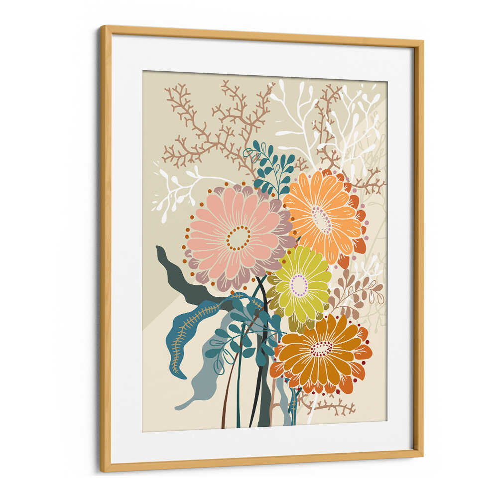 Vibrant SPRINGTIME I, FLORAL FLOWER PAINTINGS showcase bold blossoms, perfect for enhancing your living space.