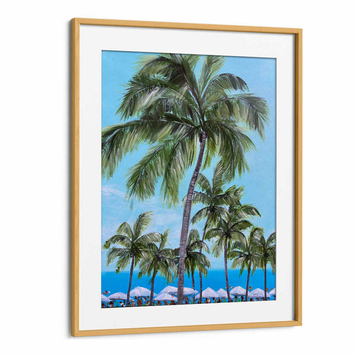 Vibrant Tropical Palm Trees II, Floral Flower Paintings, perfect for adding nature-inspired elegance to your space.