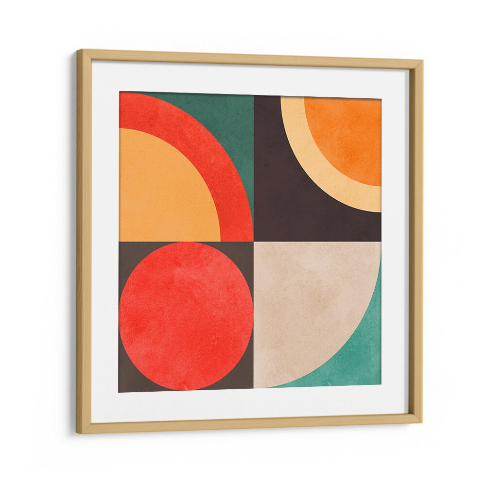 CIRCLES HARMONY XII, GEOMETRIC ART PRINTS features vibrant colors and shapes, perfect for modern decor.