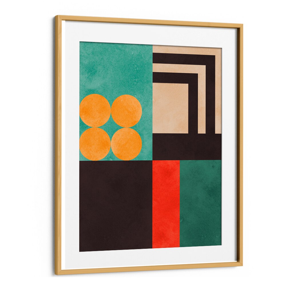 Vibrant COLORFUL COMPOSITION V, GEOMETRIC ART PRINTS showcase bold colors and dynamic shapes, perfect for any modern space.