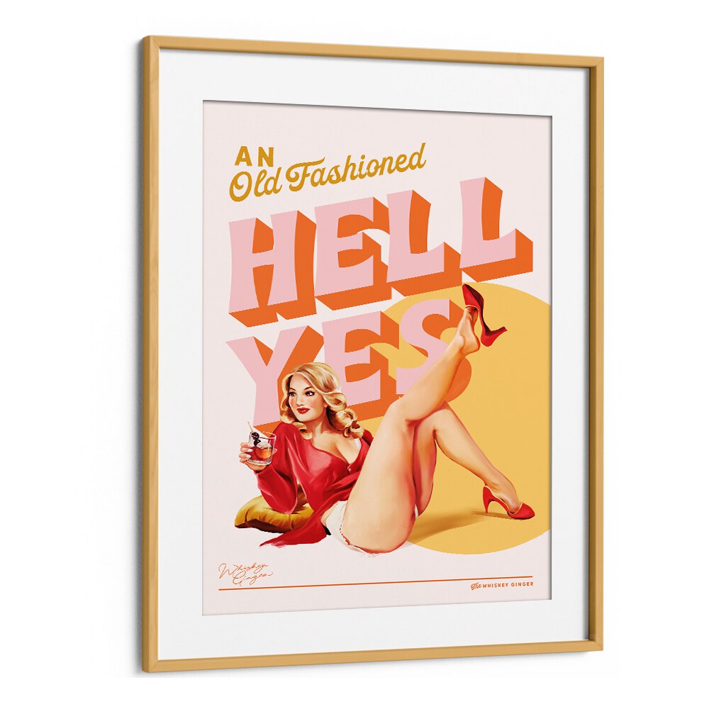 Bold and vibrant HELL YES II, FASHION POSTERS add flair to any space, celebrating individuality and style.